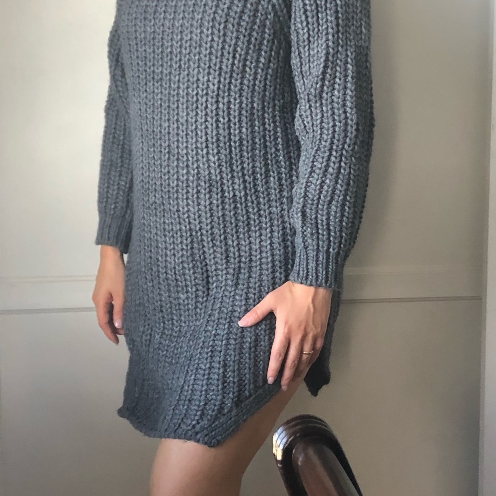 Oversized cableknit sweater